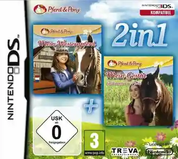 3 in 1 - My Riding Stables - Life with Horses + My Pet Hotel 2 & + My Pet School (Europe) (Fr,De,It)-Nintendo DS